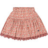 Floral Print Woven Skirt, Dusty Mauve - Skirts - 1 - thumbnail
