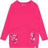 Long Sleeve Jersey Tunic, Purple Pink - Tunics - 1 - thumbnail