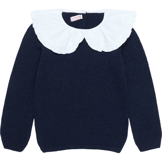 Rafaela Merino Jumper, Navy - Sweatshirts - 1