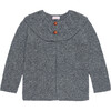 Baena Merino Cardigan, Grey - Cardigans - 1 - thumbnail