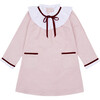 Odisea Girl A-Line Dress, Pink - Dresses - 1 - thumbnail