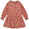 Chloe Girl Drop Waist Dress, Terracotta Floral - Dresses - 2