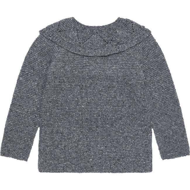 Baena Merino Cardigan, Grey - Cardigans - 2