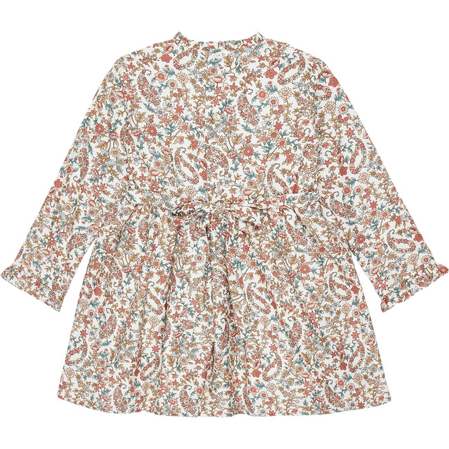 Rosaura Floral Dresss, Terracotta - Dresses - 2