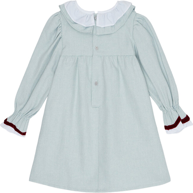 Delia Girl Empire Dress, Blue - Dresses - 2