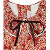 Chloe Girl Drop Waist Dress, Terracotta Floral - Dresses - 3