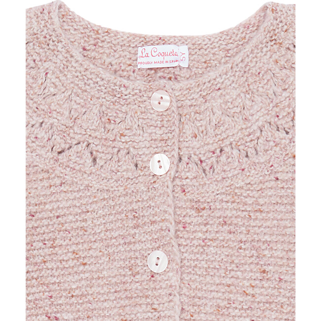 Ivana Merino Cardigan, Pink - Cardigans - 3