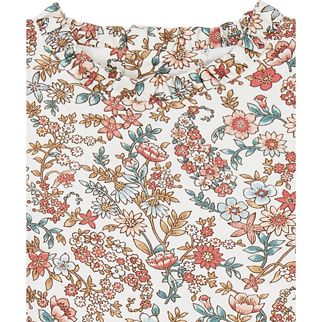 Rosaura Floral Dresss, Terracotta - Dresses - 3
