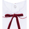 Lirio Long Sleeve Baby Body Vest, Burgundy - Vests - 3
