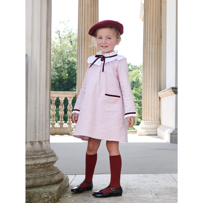 Odisea Girl A-Line Dress, Pink - Dresses - 4