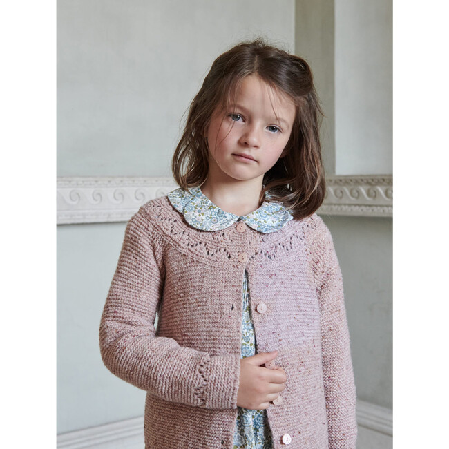 Ivana Merino Cardigan, Pink - Cardigans - 5