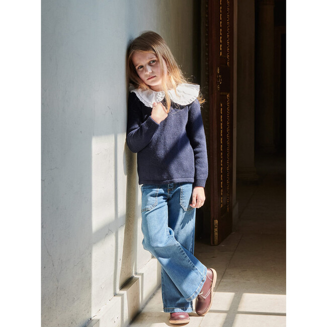 Rafaela Merino Jumper, Navy - Sweatshirts - 5