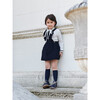 Leather Kids Desert Boots, Navy - Boots - 5