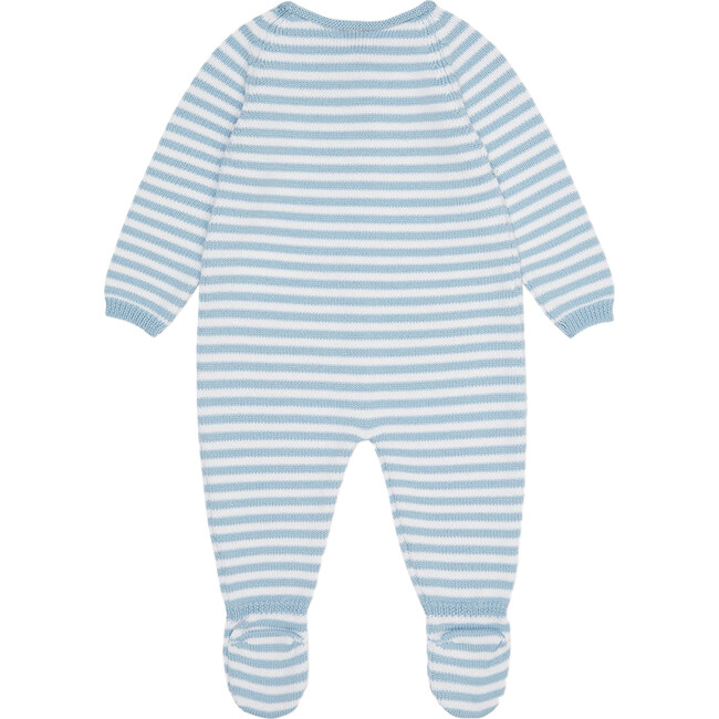 Baby Rocio Merino Stripe Playsuit, Blue - Mixed Apparel Set - 2
