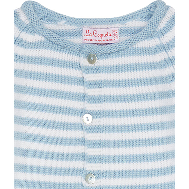 Baby Rocio Merino Stripe Playsuit, Blue - Mixed Apparel Set - 3
