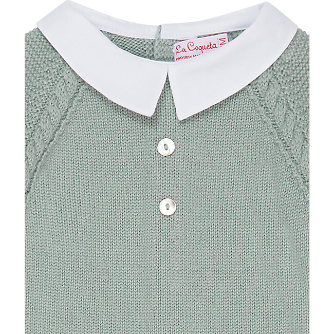 Baby Emilio Merino Playsuit, Sage Green - Mixed Apparel Set - 3