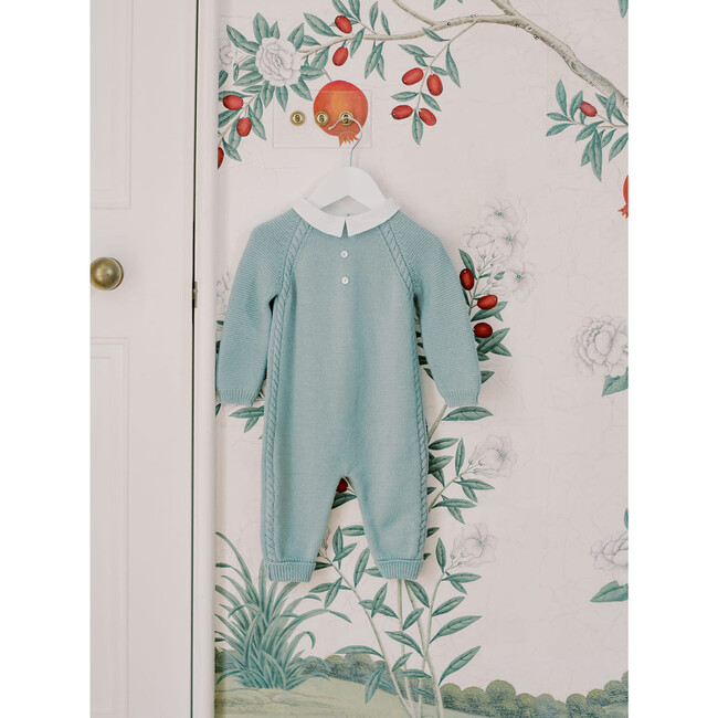 Baby Emilio Merino Playsuit, Sage Green - Mixed Apparel Set - 4