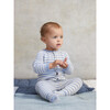 Baby Rocio Merino Stripe Playsuit, Blue - Mixed Apparel Set - 5