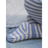 Baby Rocio Merino Stripe Playsuit, Blue - Mixed Apparel Set - 6