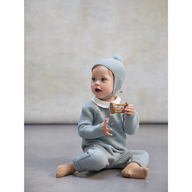 Baby Emilio Merino Playsuit, Sage Green - Mixed Apparel Set - 6