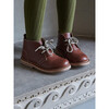 Leather Kids Desert Boots, Dark Tan - Boots - 5 - thumbnail