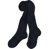 Ribbed Kids Tights, Navy Blue - Pants - 1 - thumbnail