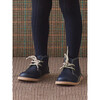Ribbed Kids Tights, Navy Blue - Pants - 3