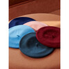 Kids Wool Beret, Burgundy - Hats - 6