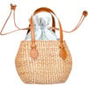 Mini Tote Palm Print, Caramel - Bags - 1 - thumbnail