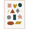 Shapes Art Print, Retro - Wall Décor - 1 - thumbnail