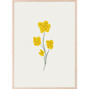 Yellow Blooms Art Print - Wall Décor - 1 - thumbnail