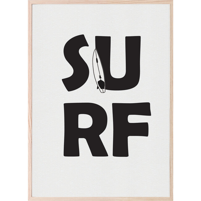 S-U-R-F Art Print