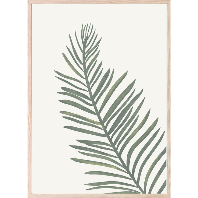 Safari Palm Leaves Art Print