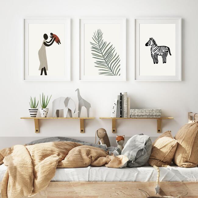 Ugandan Mother & Child Art Print - Wall Décor - 2