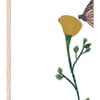 Poppy Flower & Monarch Butterfly Art Print - Wall Décor - 2