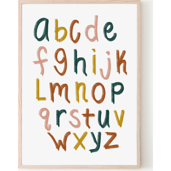 Retro Girls Alphabet & Numbers Art Prints, Set of 2 - Wall Décor - 3