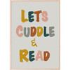 Lets Cuddle and Read Art Print, Retro - Wall Décor - 1 - thumbnail