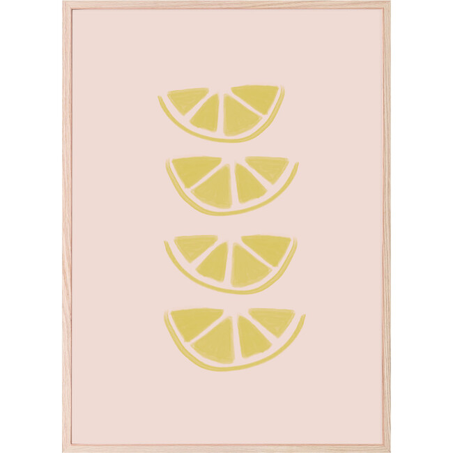 Half Lemon Slices Art Print