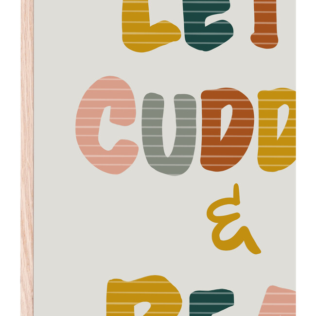 Lets Cuddle and Read Art Print, Retro - Wall Décor - 2