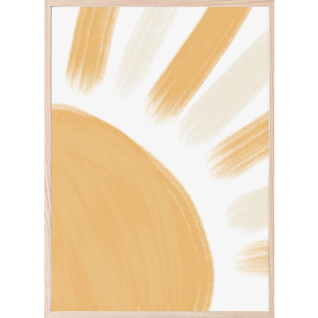 Abstract Sun Art Print