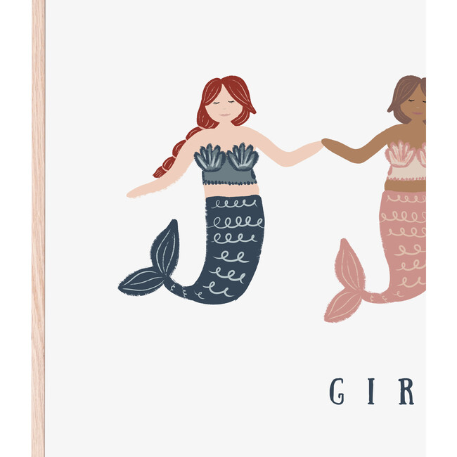 Mermaid Girl Power Art Print - Wall Décor - 5