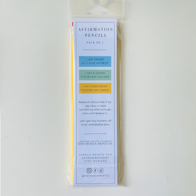 Affirmation Pencil Set, Pack of 7 - Paper Goods - 6
