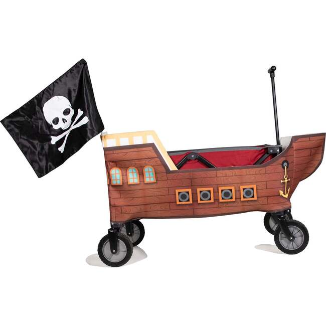 Pirate Ship Wagon Cover, Brown