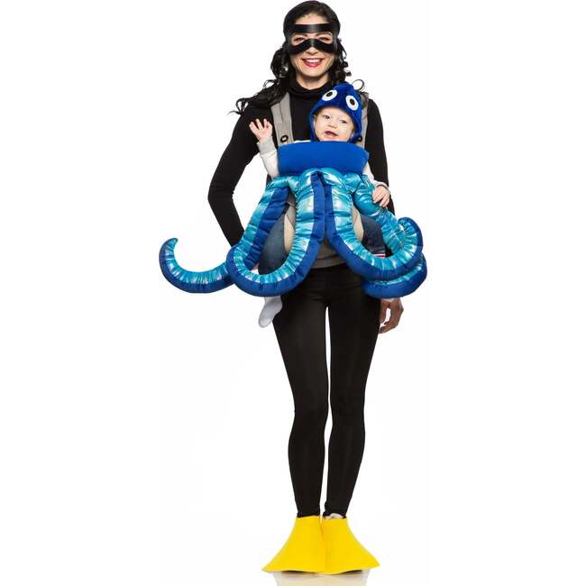 Expert Diver & Squirmy Octopus, Blue