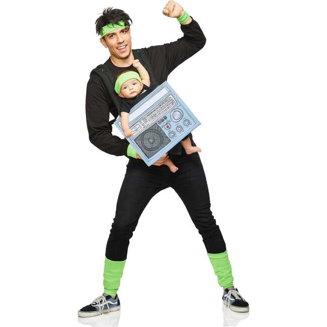 80's Gym Instructor & Boombox, Green - Costumes - 2