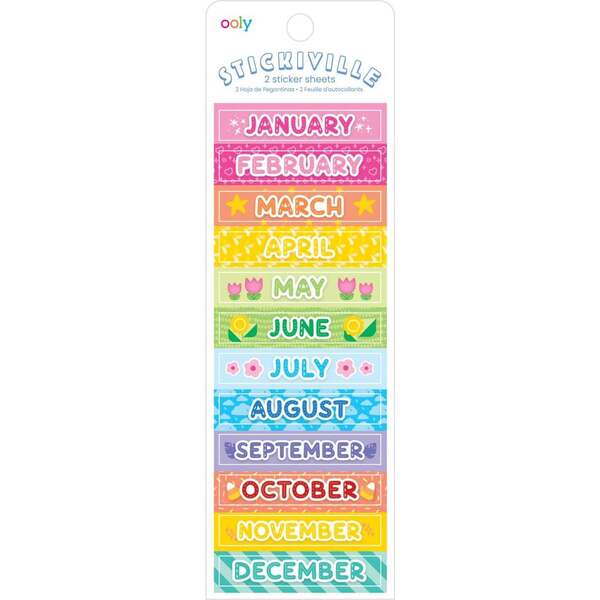 Stickiville Fun Flowers Stickers - Ooly