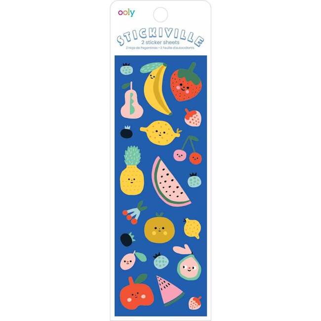 Stickiville Stickers x Suzy: Fruit Salad - Skinny (2 Sheets)
(Vinyl)