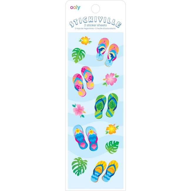 Stickiville Stickers: Flip Flops - Skinny (2 Sheets)
(Paper)