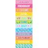 Stickiville Stickers: Months Of The Year - Skinny (2 Sheets)
(Holographic Glitter) - Stickers - 2