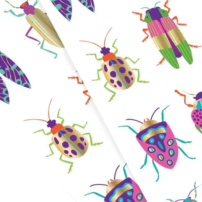 Stickiville Stickers: Fancy Bugs - Skinny (2 Sheets)
(Metallic Foil) - Stickers - 3
